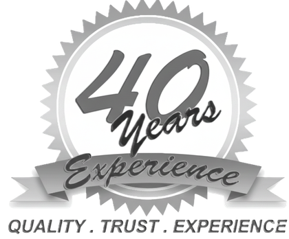 40 years of experience — quality, trust, experience