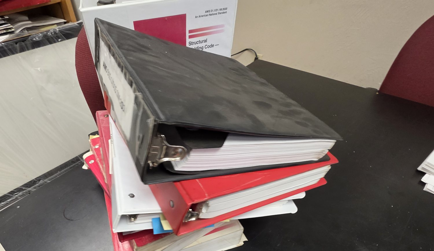 Westmoreland Steel's American Welding Society code library — every revision back to 1986
