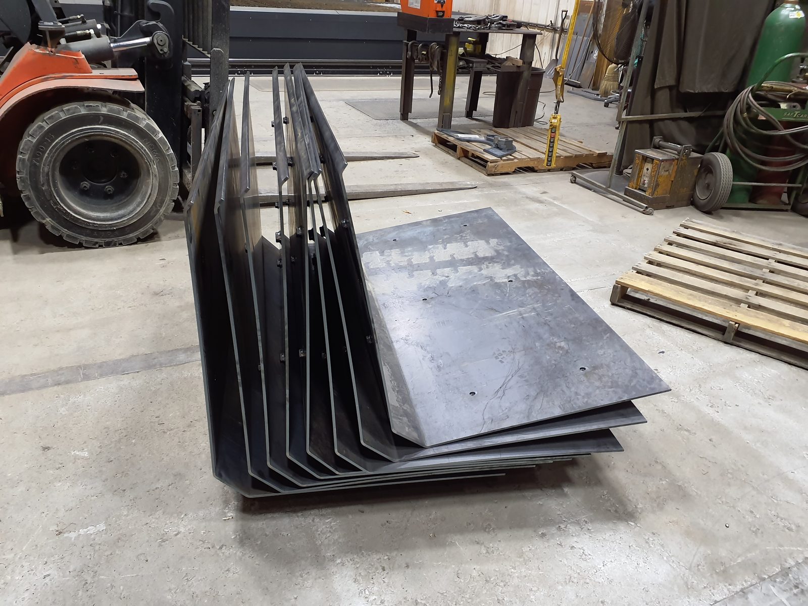 Large brake-formed steel panels