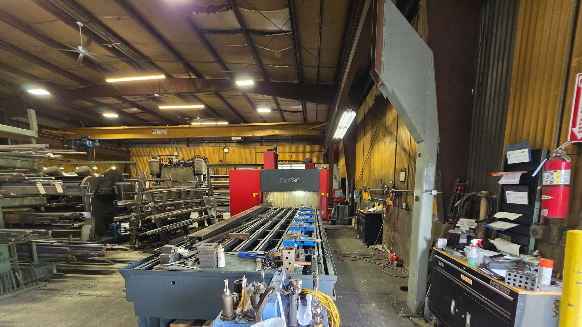 Westmoreland Steel fabrication shop floor and team